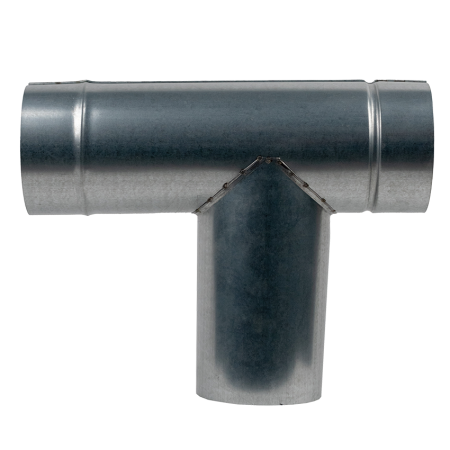 Tee galvanized 90°, diameter 110mm, thickness 0.5mm