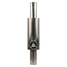 Heat exchanger with the possibility of forced blowing stainless 110 mm