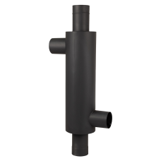 Heat exchanger with the possibility of forced blowing stainless painted black 110 mm